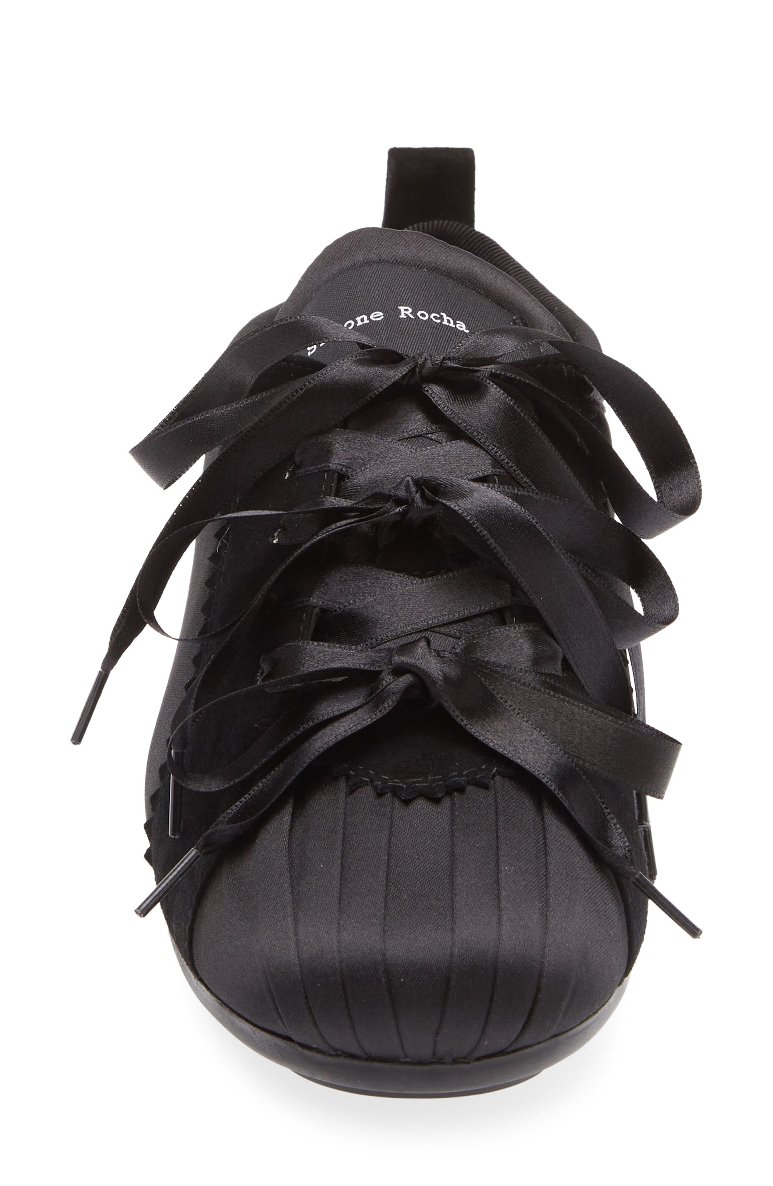 Simone Rocha Ballerina Grip Trainer Sneaker, Alternate, color, Black