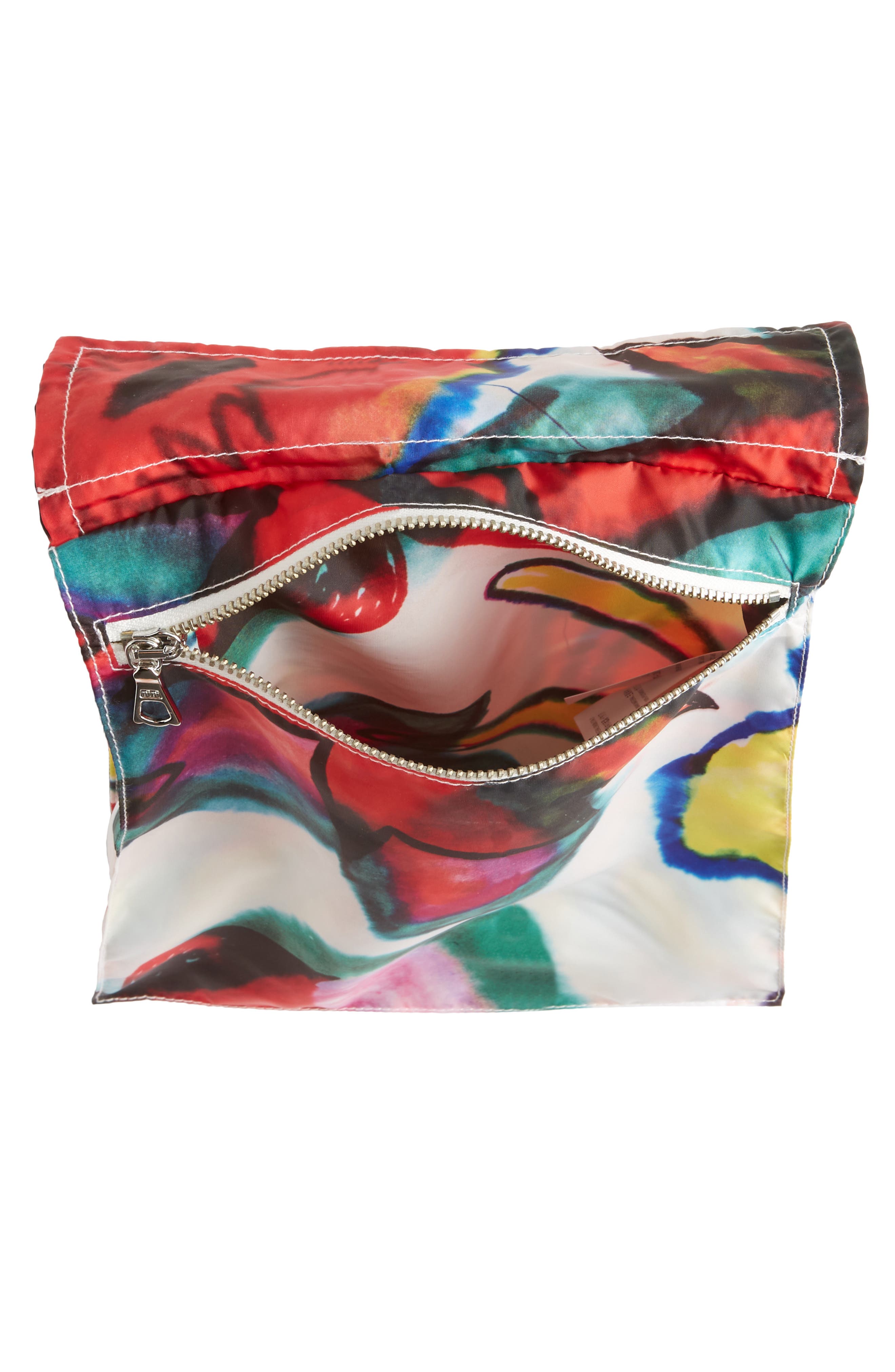 OUR LEGACY Army Melting Flowers Nylon Pocket Bag, Alternate, color, 