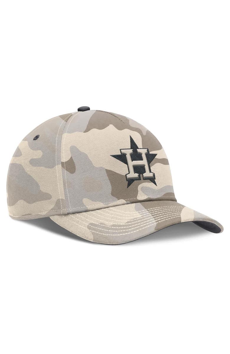 Nike Men's Nike Natural Houston Astros Camo Pack Rise Adjustable Hat, Alternate, color, Natural