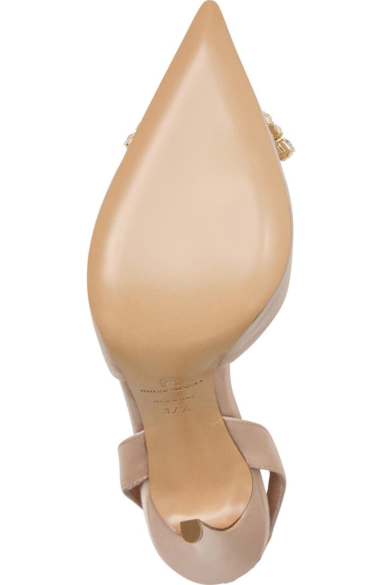 Bruno Magli Moda Slingback Pointed Toe Pump, Alternate, color, Champagne Satin