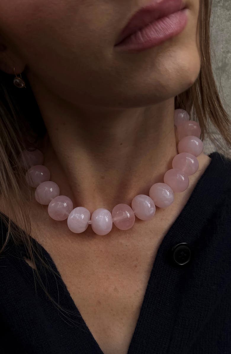 BaubleBar Joan Necklace, Alternate, color, Pink