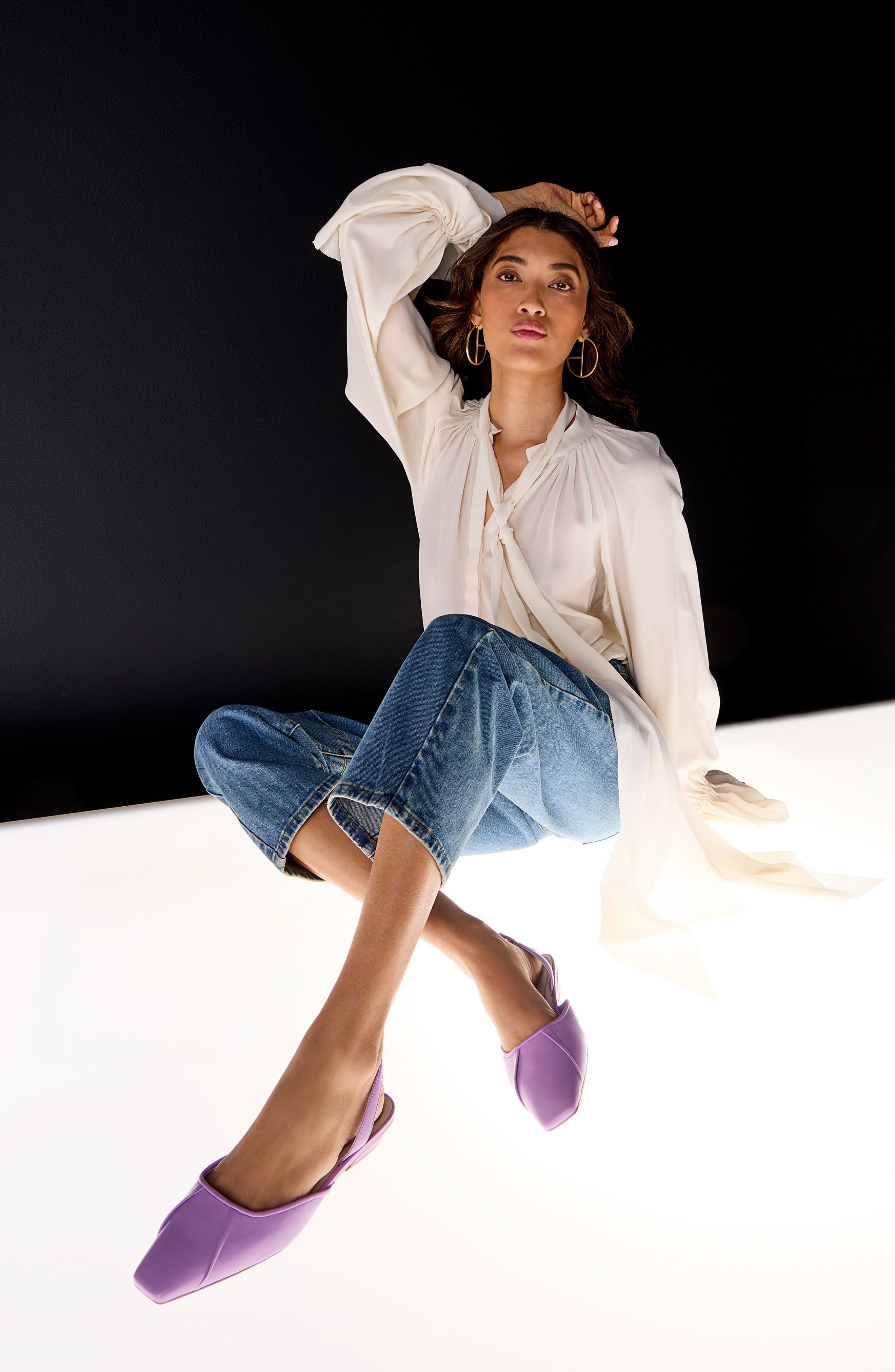 SARTO by Franco Sarto Debbie Slingback Pump, Alternate, color, Purple