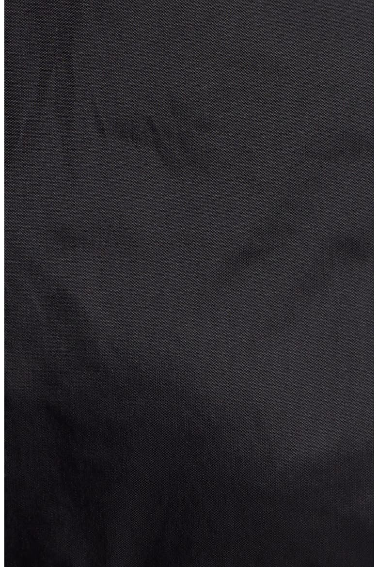 Long Puffer Coat, Alternate, color, BLACK