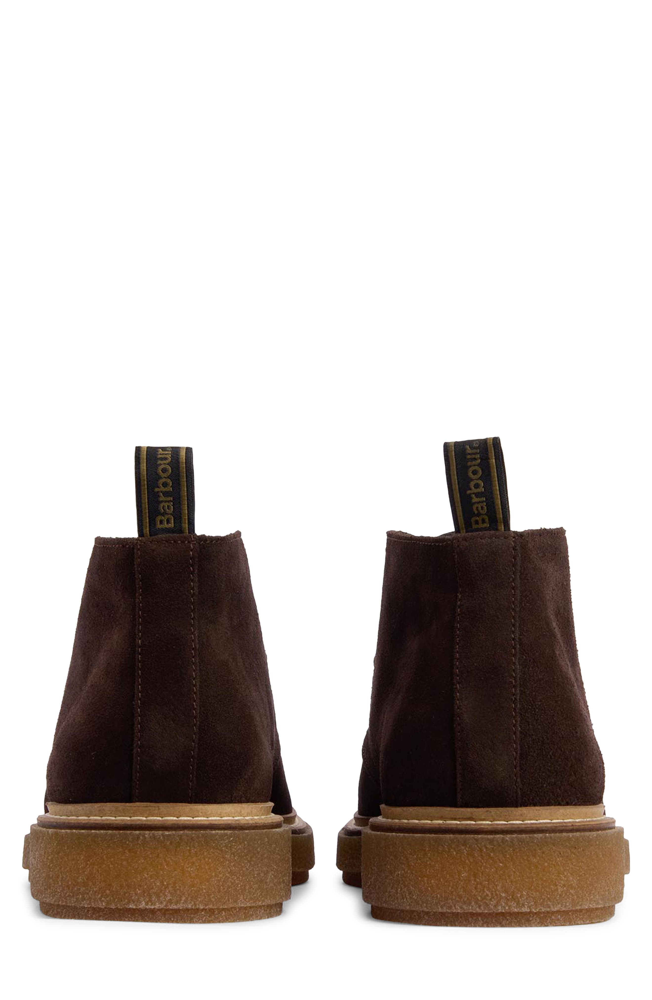 Barbour Blaine Chukka Boot, Alternate, color, Chocolate Suede