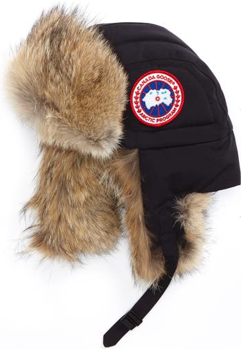 Canada Goose
Fur-Trim 1900 Aviator Hat Canada Goose Aviator Hat with Genuine Coyote Fur Trim  main image 4