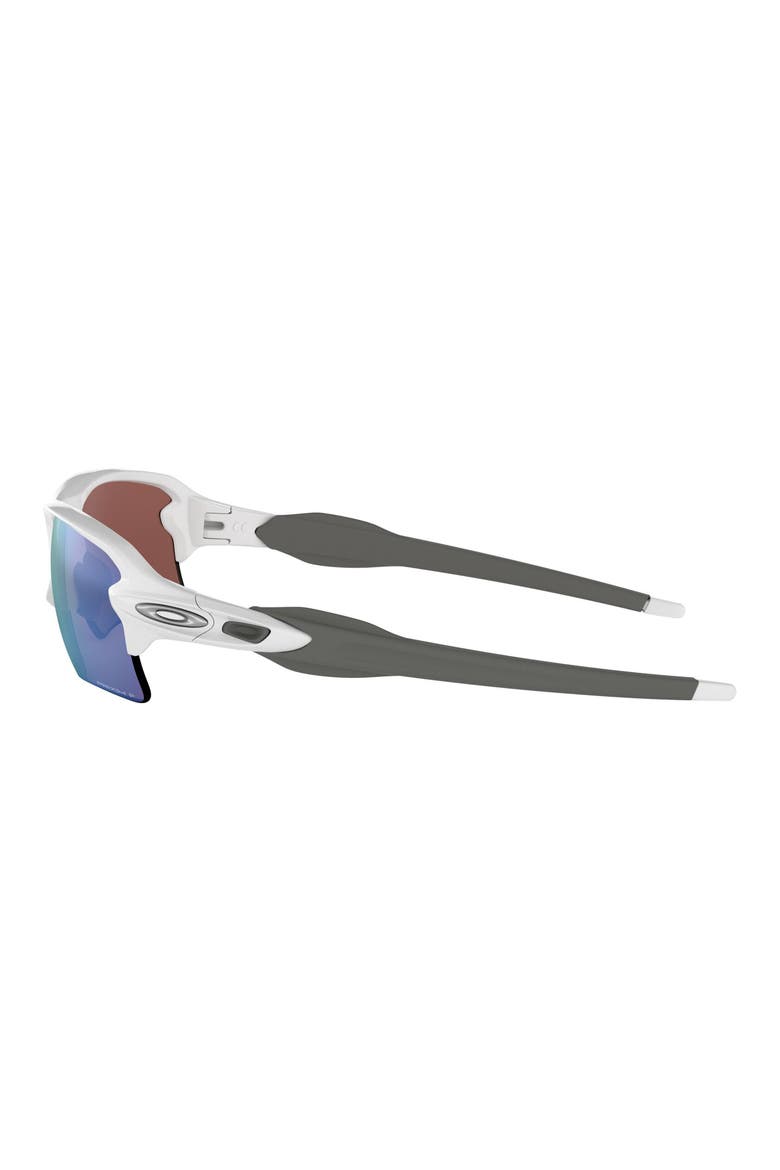 Flak® 2.0 XL 59mm Prizm™ Polarized Rectangular Sunglasses, Alternate, color, WHITE