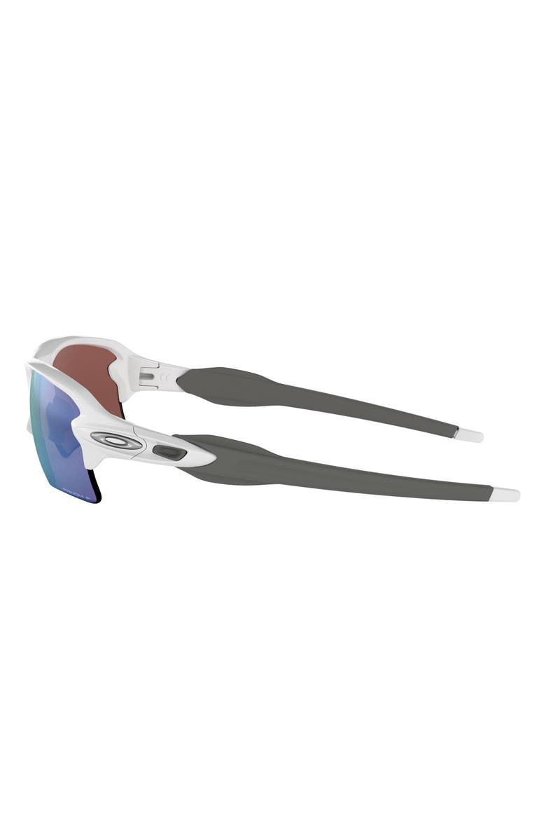 Oakley Flak<sup>®</sup> 2.0 XL 59mm Prizm<sup>™</sup> Polarized Rectangular Sunglasses, Alternate, color, White