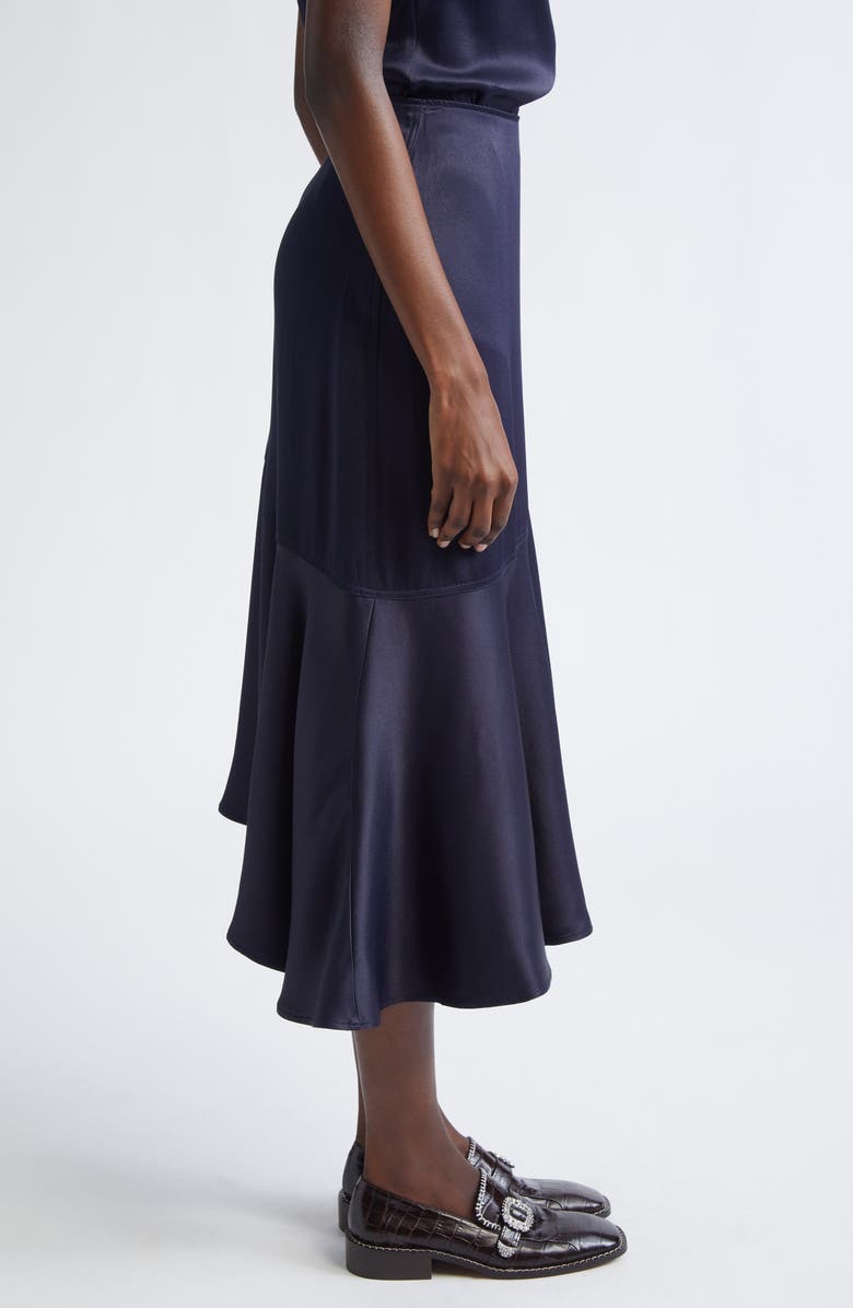 Wales Bonner Solstice Skirt, Alternate, color, Navy