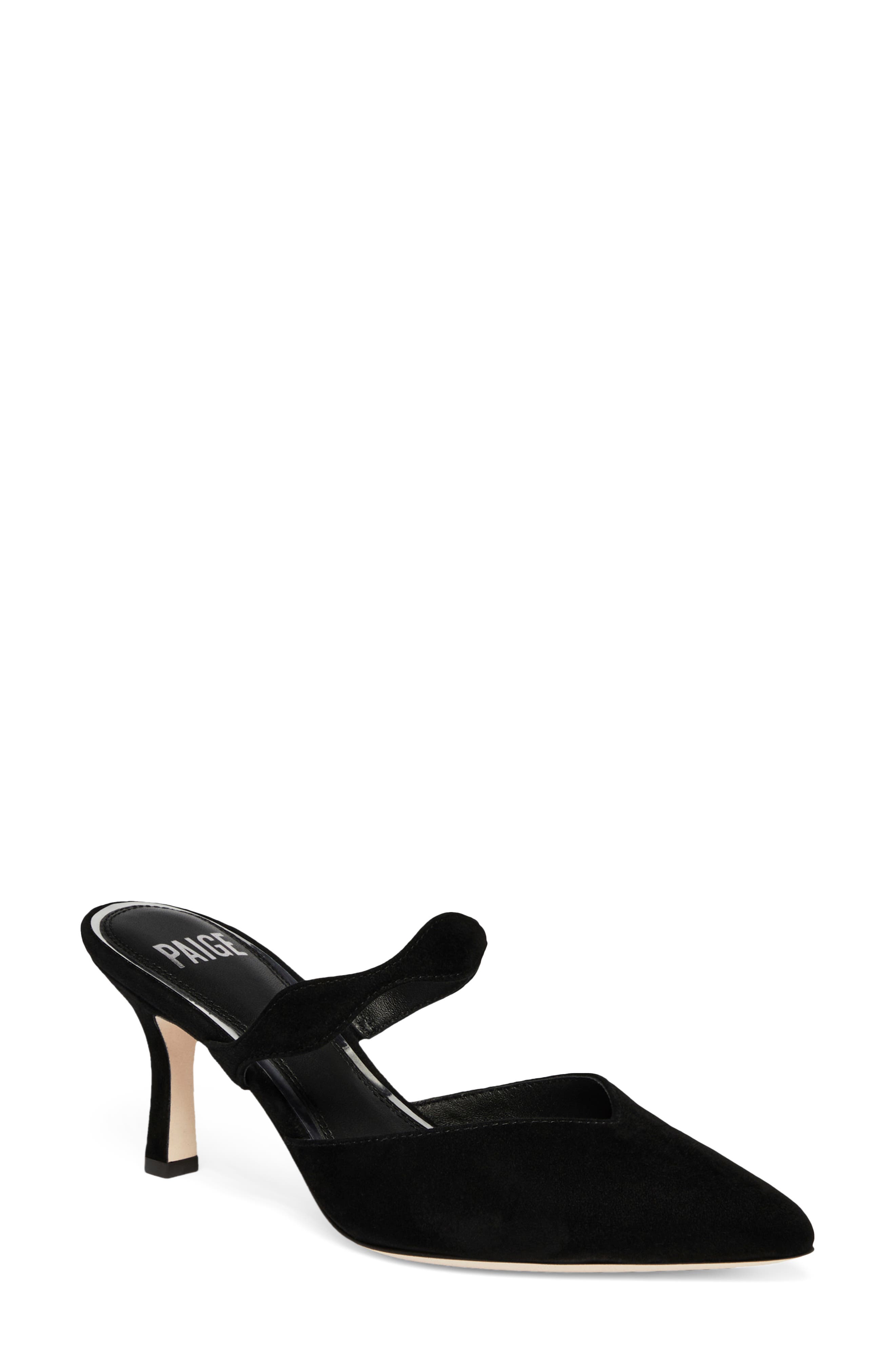 PAIGE Pia Pointed Toe Mule, Main, color, 
