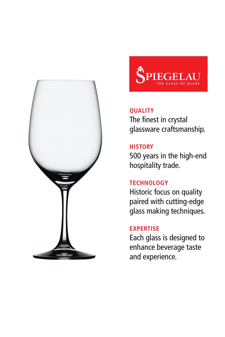 Vino Grande Bordeaux Wine Glass Set of 4, Alternate, color, Clear