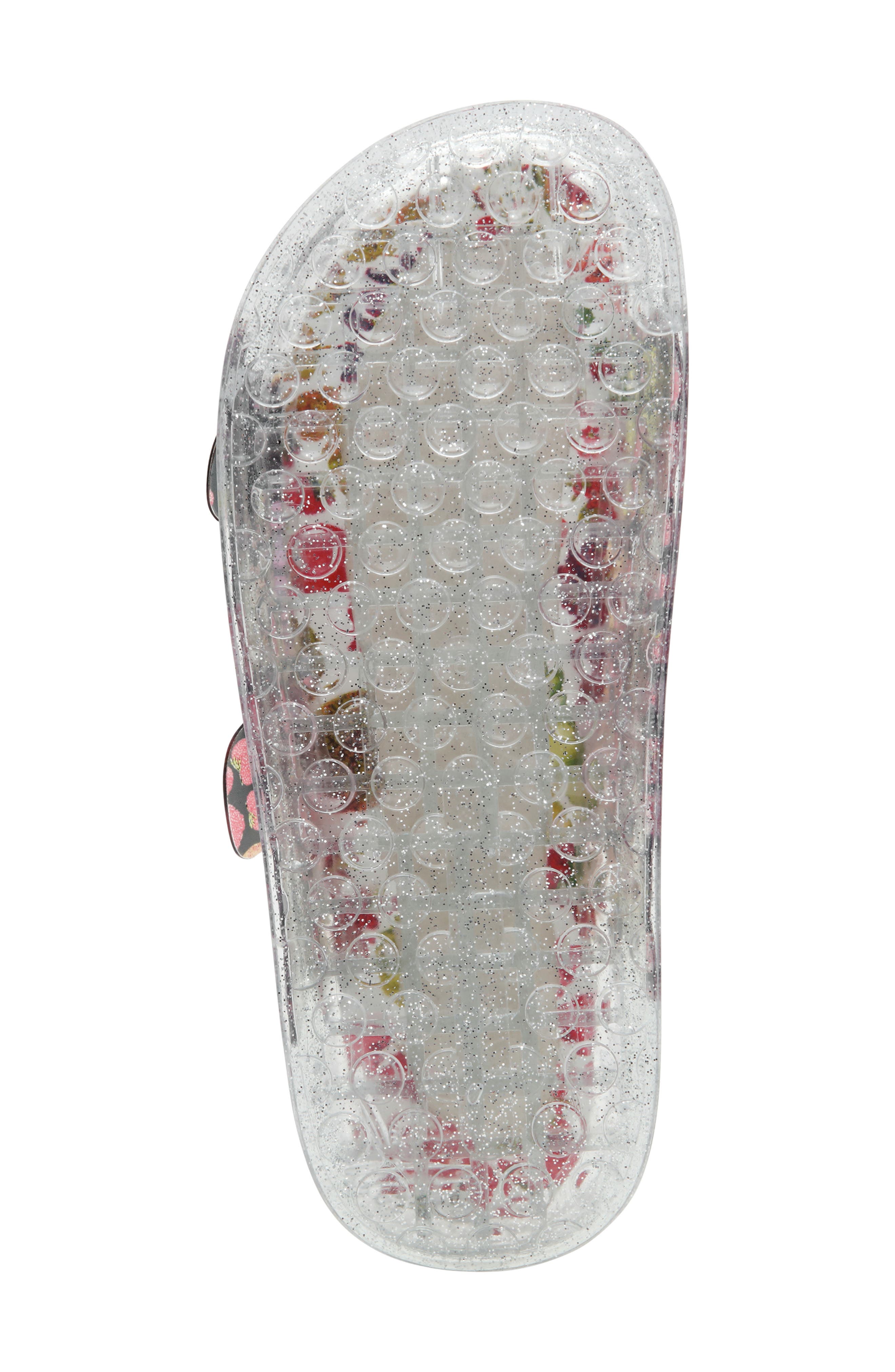 Betsey Johnson Landin Two-Strap Jelly Sandal, Alternate, color, 