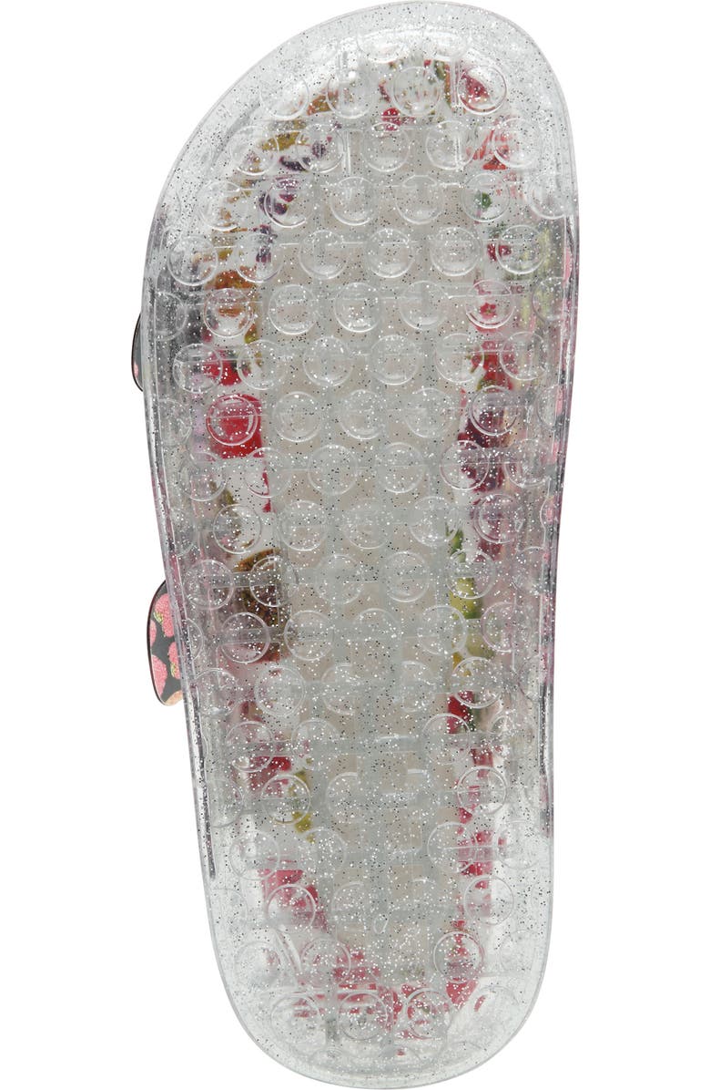 Betsey Johnson Landin Two-Strap Jelly Sandal, Alternate, color,