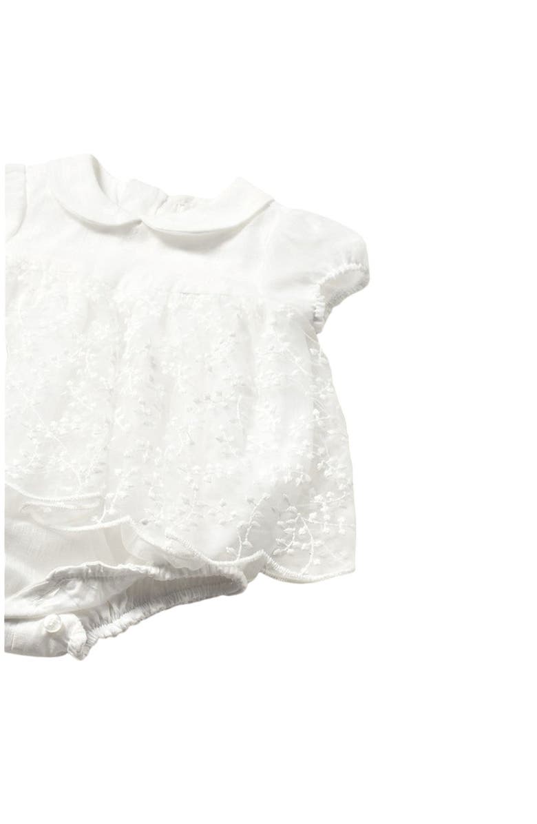 Mayoral Floral Cotton Romper, Alternate, color, 