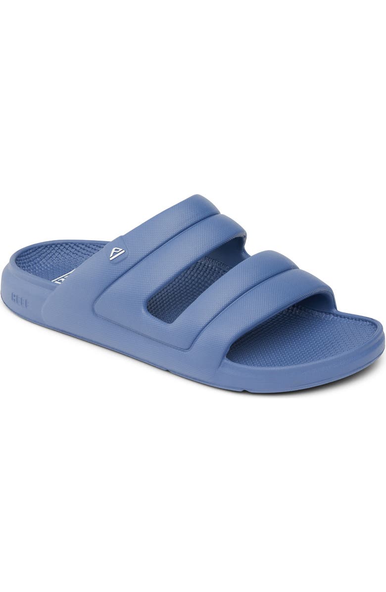 Reef Oasis Two-Bar Slide Sandal, Main, color, Blue Dusk