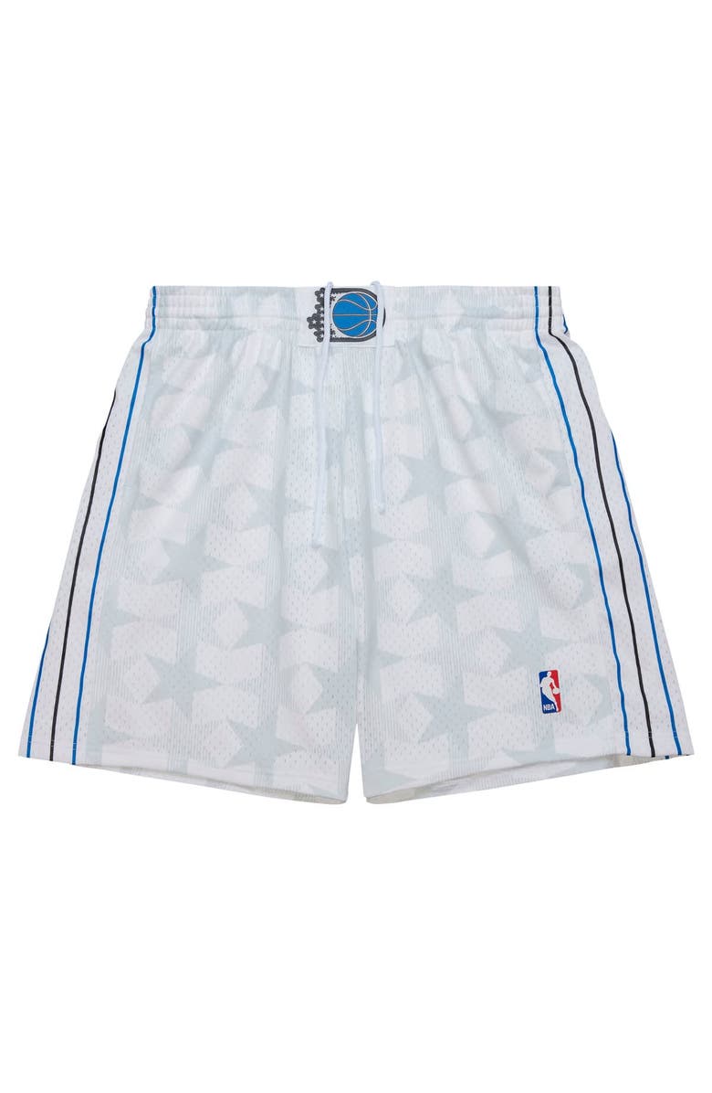 Mitchell & Ness Men's Mitchell & Ness White Orlando Magic Magic 1998 Swingman Shorts, Alternate, color, 