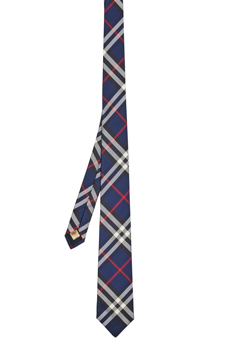 Burberry Manston Check Silk Tie, Alternate, color, 