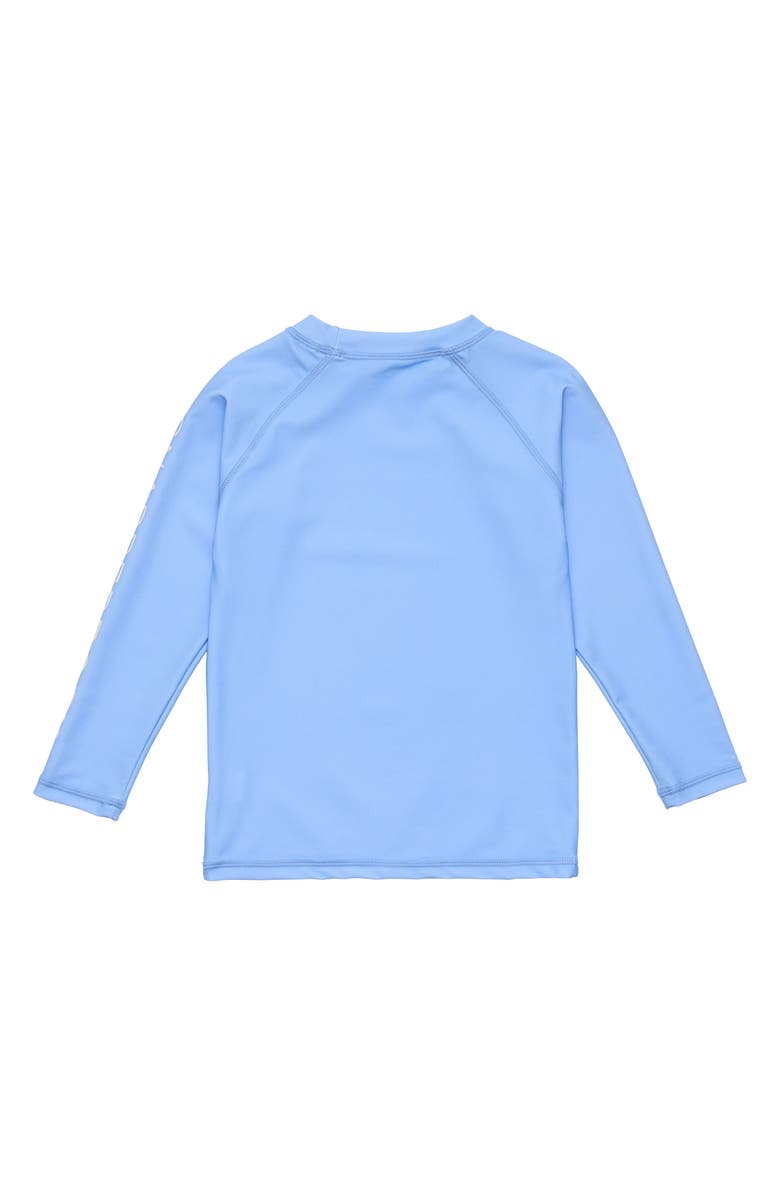Snapper Rock Kids' Seaside Long Sleeve UPF 50+ Rashguard, Alternate, color, Blue