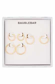 Set of 3 Hoop Earrings