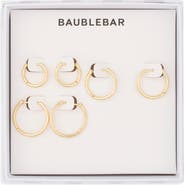 BaubleBar Set of 3 Hoop Earrings