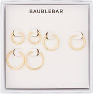 BaubleBar Set of 3 Hoop Earrings