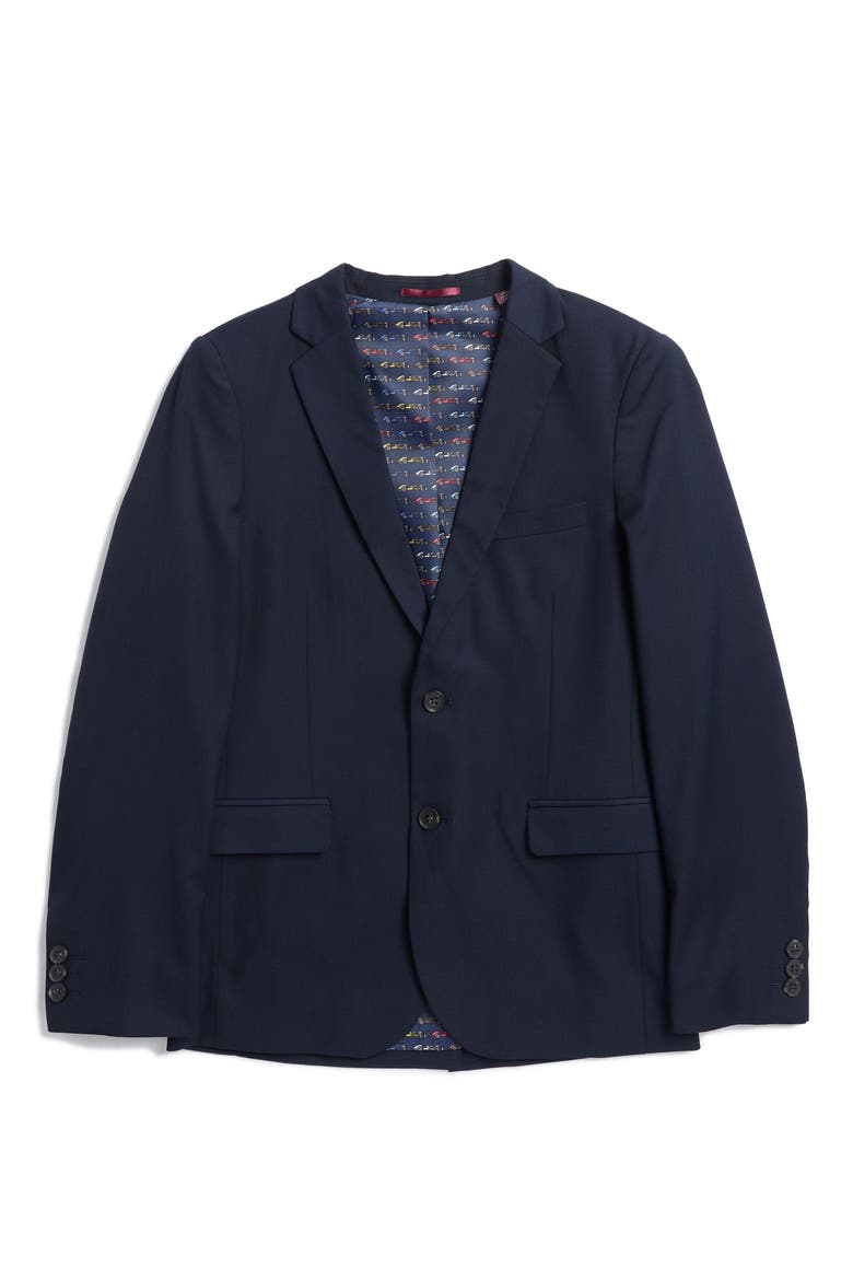 Kids' Blazer, Main, color, NAVY