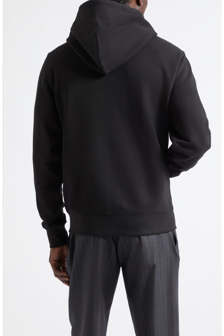 Scott Check EKD Stamp Cotton French Terry Hoodie, Alternate, color, BLACK