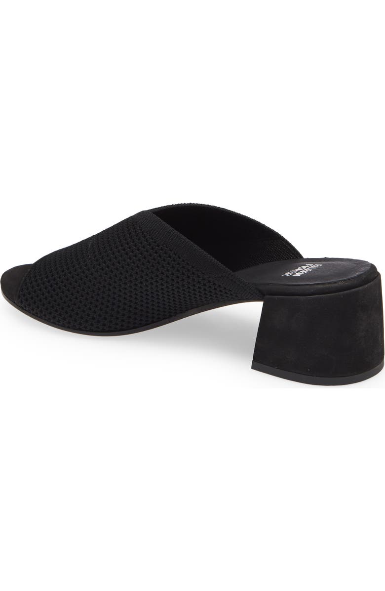 Eileen Fisher Fave Block Heel Slide Sandal, Alternate, color, Black