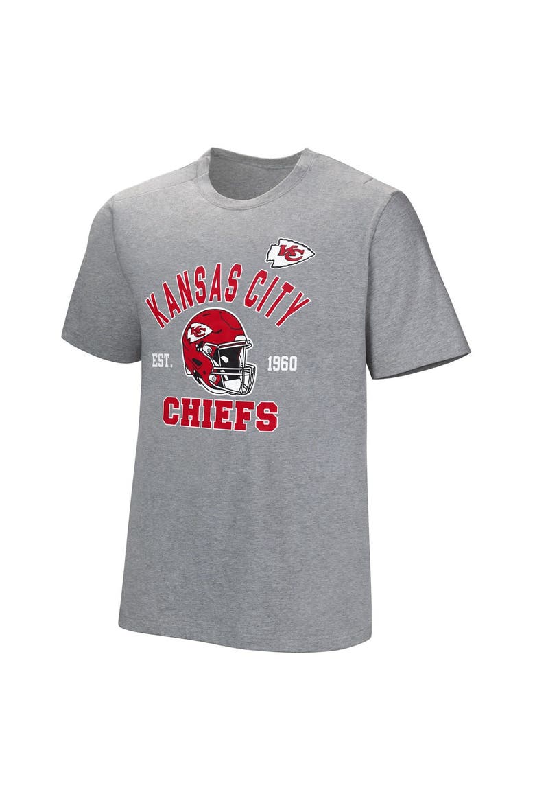 Men's  Gray Kansas City Chiefs Tackle Adaptive T-Shirt, Alternate, color, Gray