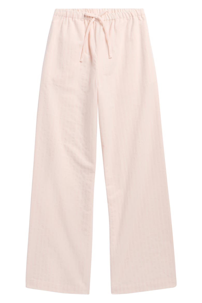 Kids' Pull-On Cotton Blend Woven Pants, Main, color, PINK DOGWOOD STRIPE