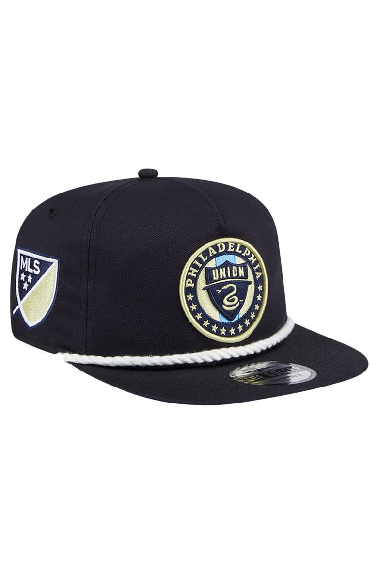 New Era Men's New Era Navy Philadelphia Union The Golfer Kickoff Collection Adjustable Hat, Main, color, 