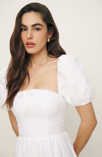 Reformation Marella A-Line Linen Dress | Nordstrom Reformation Marella A-Line Linen Dress | Nordstrom