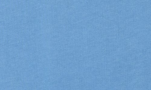 Go Couture Boat Neck High Low Sweater In Blue