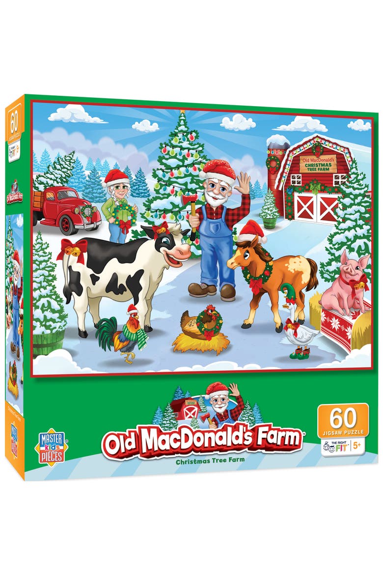 Christmas Tree Farm 60 Piece Puzzle, Main, color, Multicolor