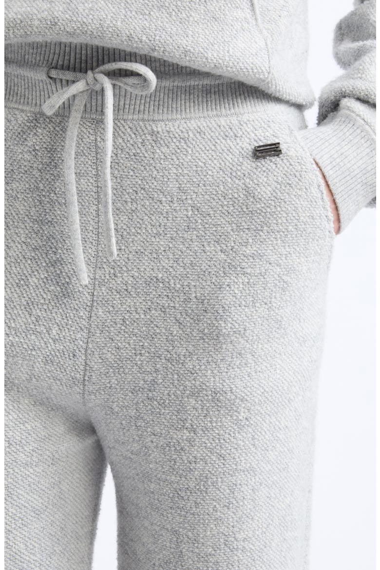 Wool Blend Knit Joggers, Alternate, color, LIGHT GREY MARL