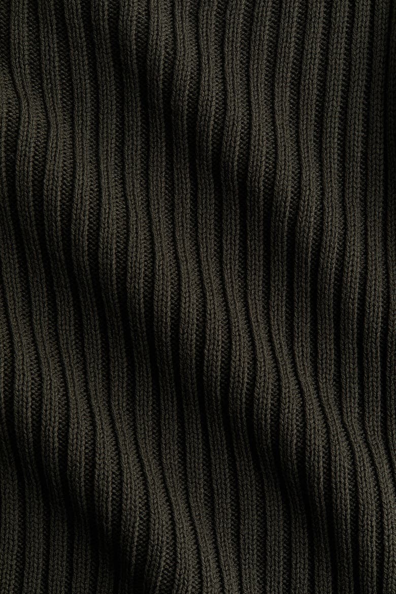 Rib-knit Boat-neck Jumper, Alternate, color, Dark green