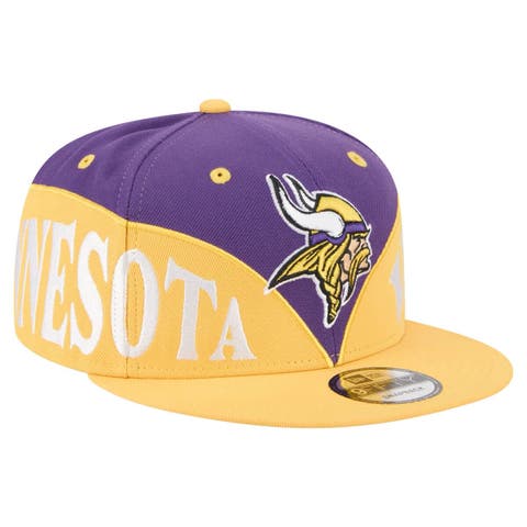 Men's New Era  Purple/Gold Minnesota Vikings Split 9FIFTY Snapback Hat