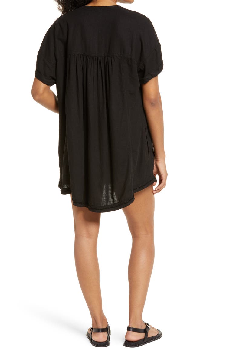 Getaway with Me Tunic Top, Alternate, color, BLACK