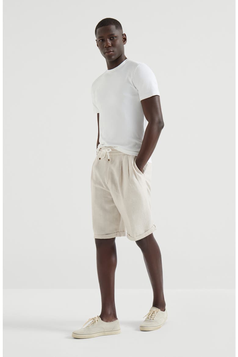 Gabardine Bermuda shorts, Alternate, color, Yuta