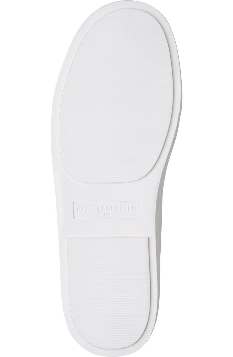 KARL LAGERFELD PARIS Cate Ikonic Sneaker, Alternate, color, Bright White