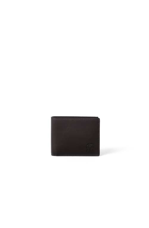 Brunello Cucinelli Capretta Wallet In Black