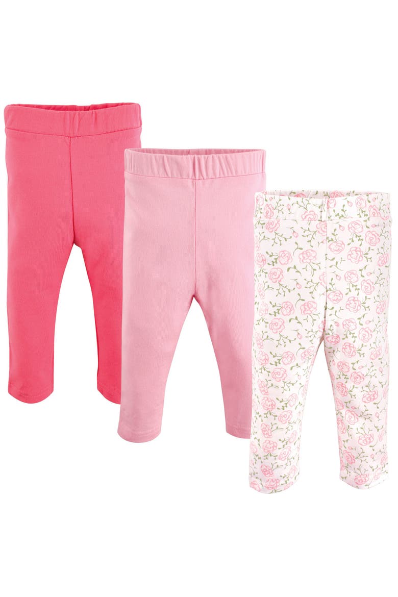 Comfortable Cotton Leggings, Main, color, Pink Rose