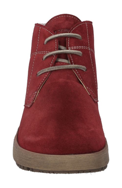 Josef Seibel Anna 08 Short Boot In Red