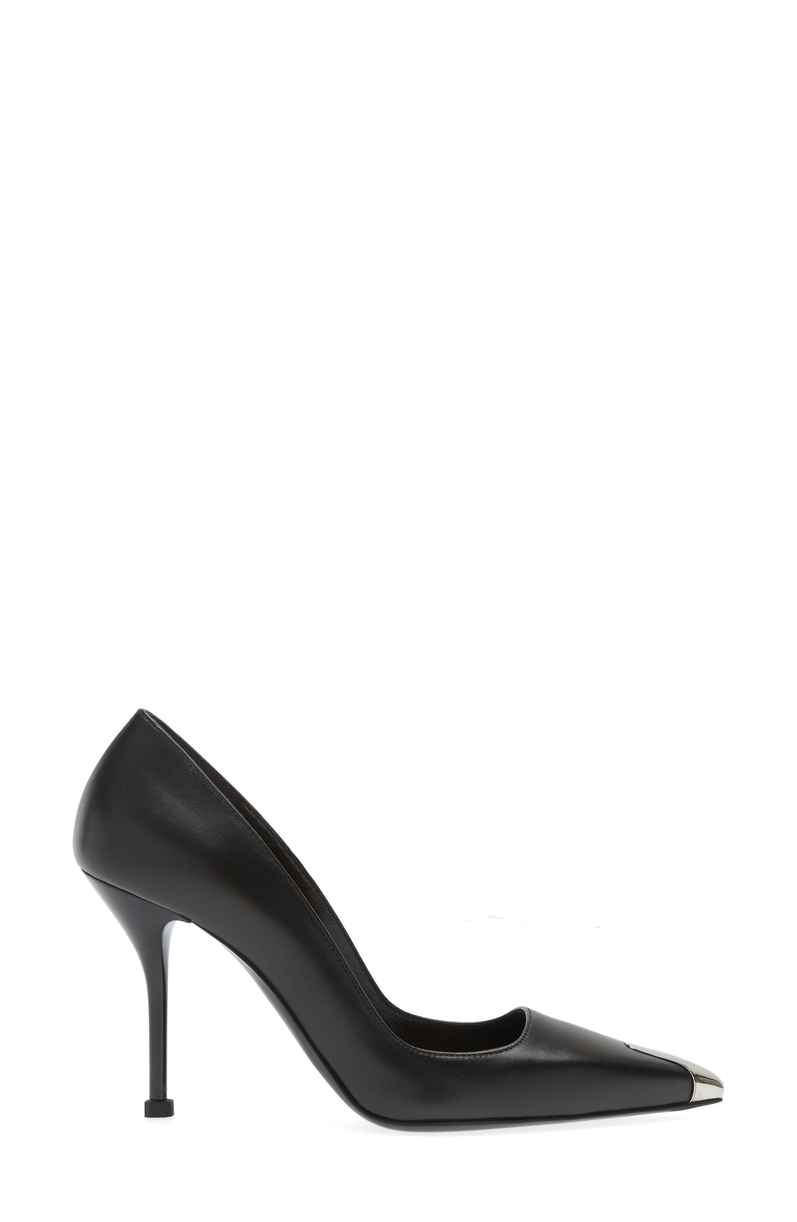McQueen Punk Pointed Toe Pump, Alternate, color, 