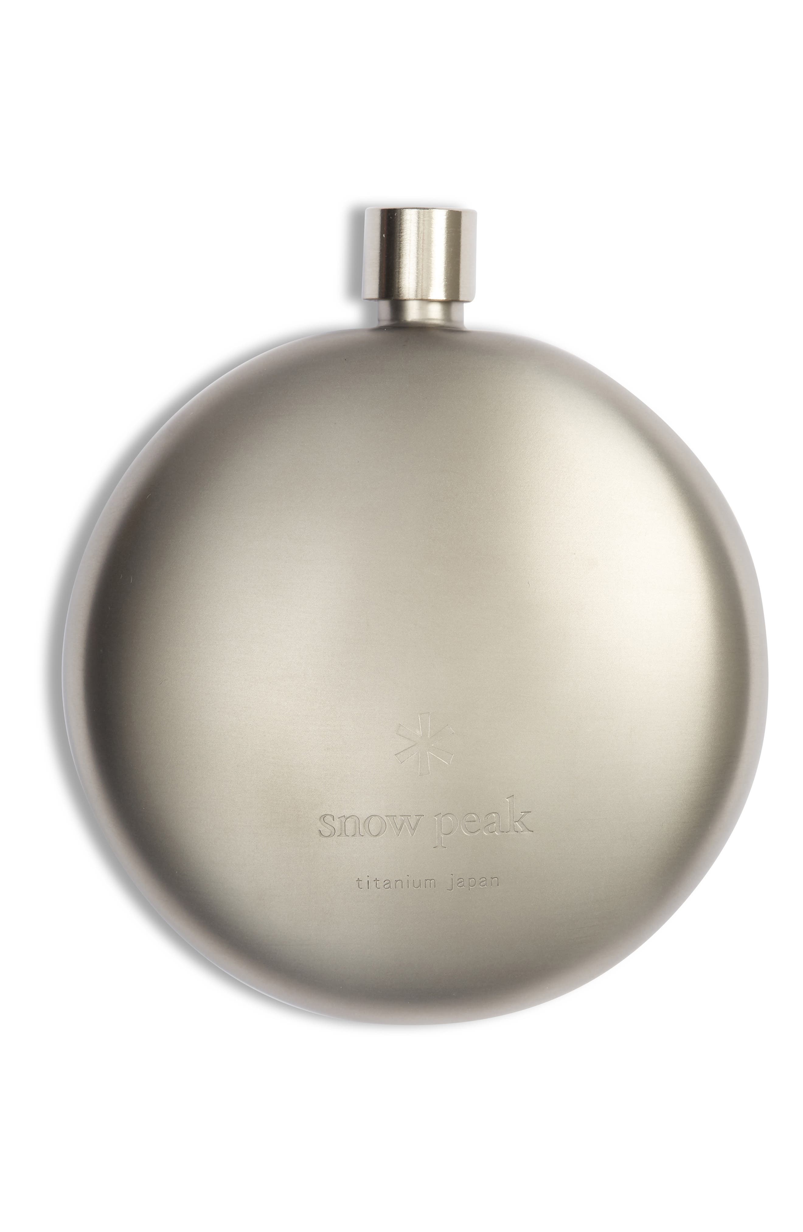 Titanium Cold Setting Snow Peak Titanium Round Flask | Nordstrom