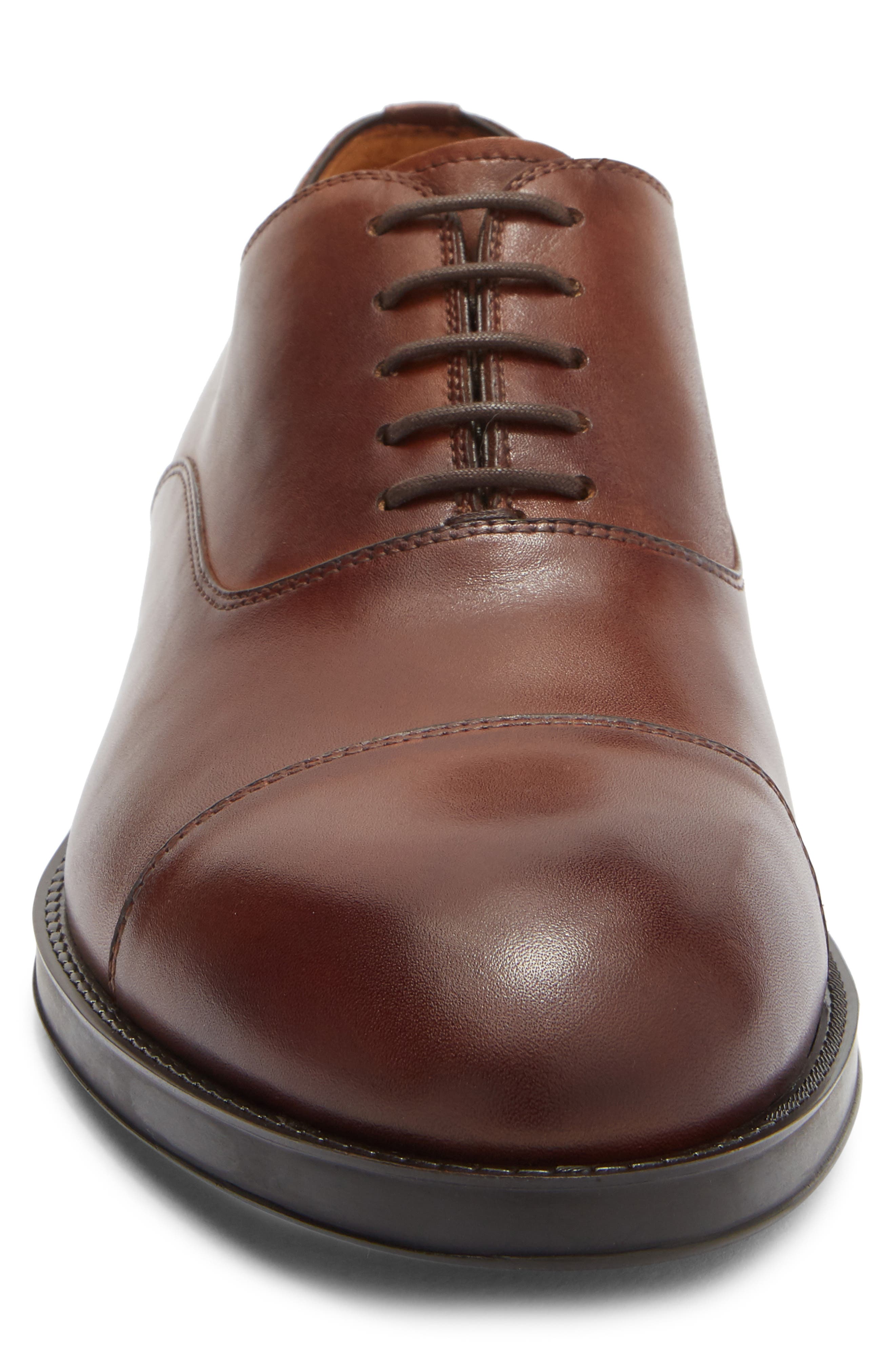 Magnanni Eddison Cap Toe Oxford, Alternate, color, Tabaco