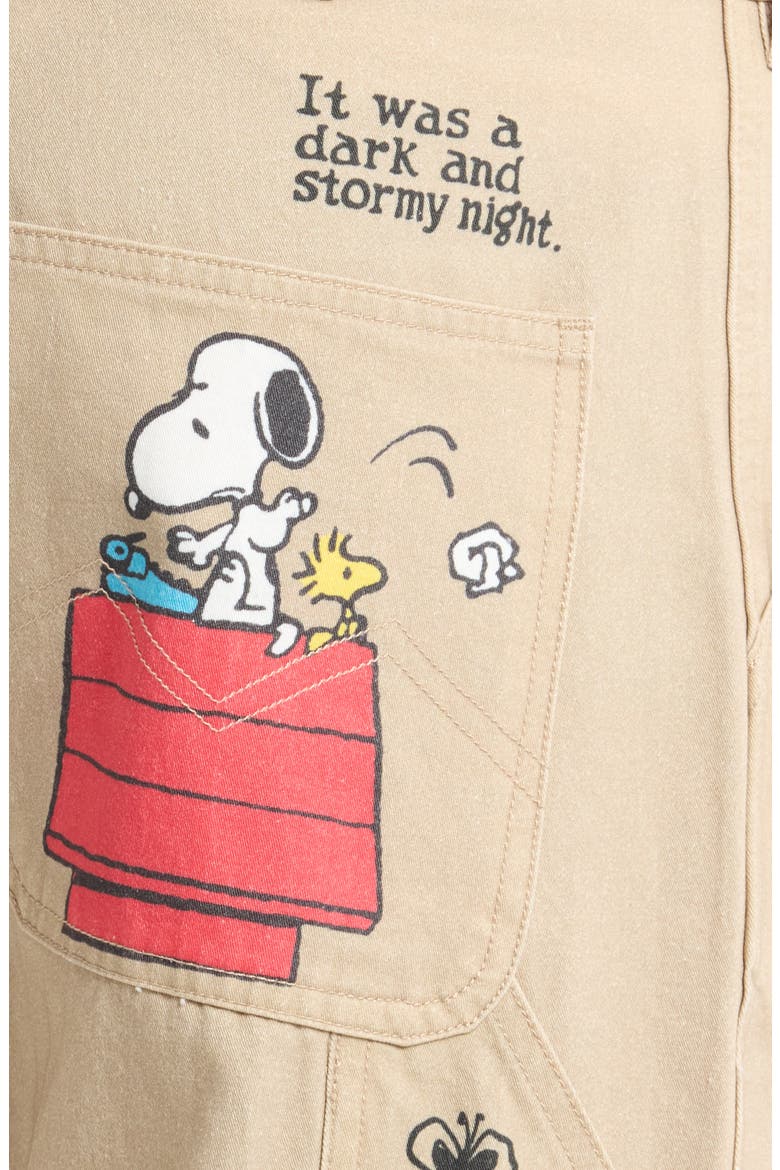 x Peanuts Senior Flat Front Pants (Men) | Nordstrom