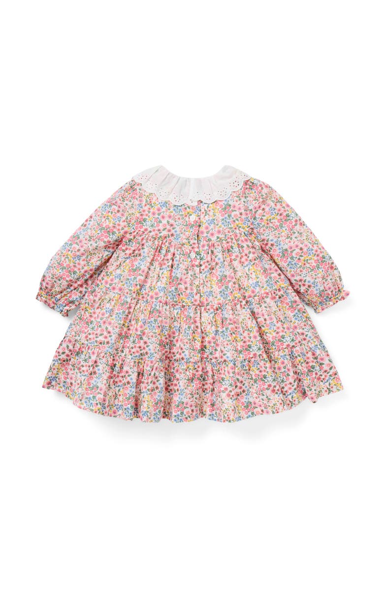 Janie and Jack Baby Ditsy Floral Eyelet Collar Dress, Alternate, color,