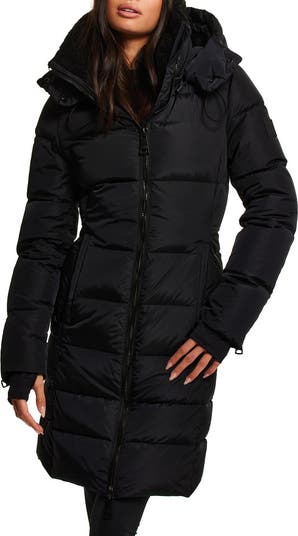 SAM. Savannah Water Resistant Quilted Down Puffer Coat with Removable Hood Nordstrom