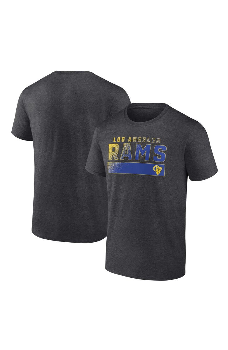 FANATICS Men's Fanatics Branded  Charcoal Los Angeles Rams T-Shirt, Main, color, 