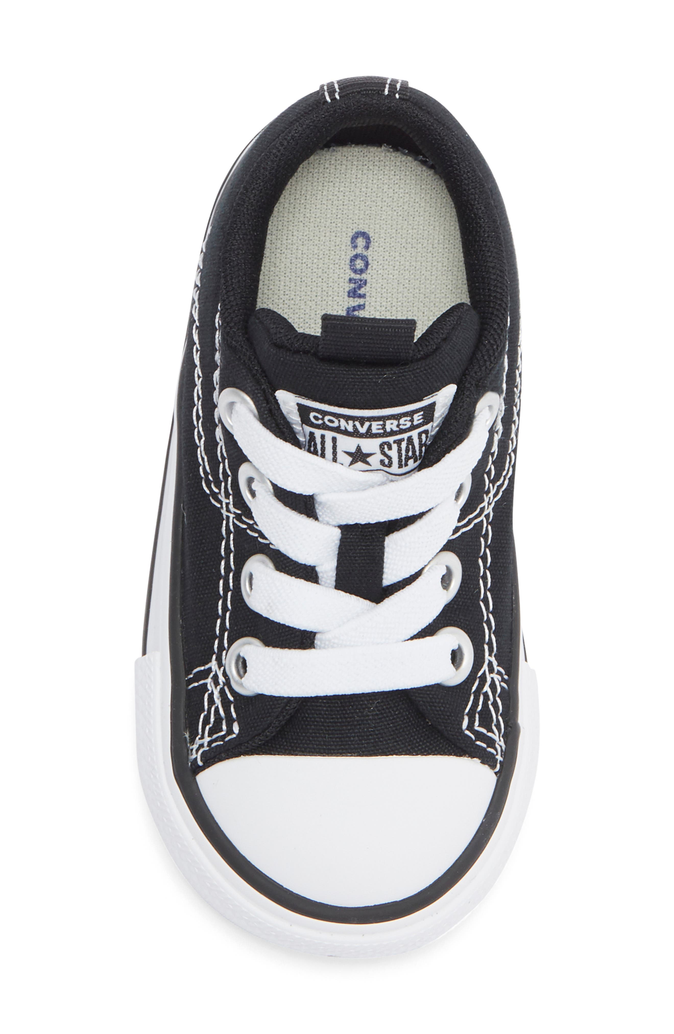 Converse Kids' Chuck Taylor<sup>®</sup> All Star<sup>®</sup> Low Top Sneaker, Alternate, color, Black/ White